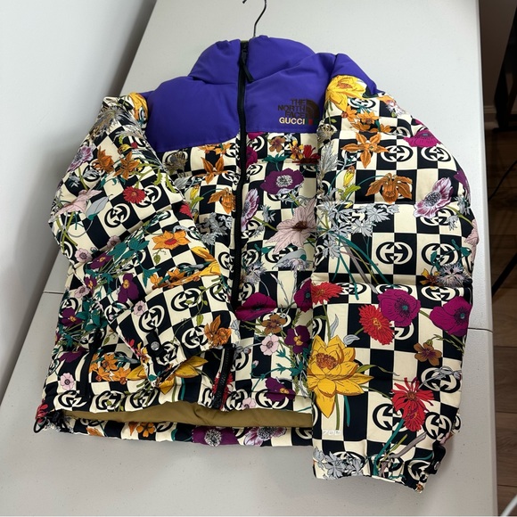 Gucci x The North Face Floral Down Jacket NEW WITH TAGS - Picture 7 of 16